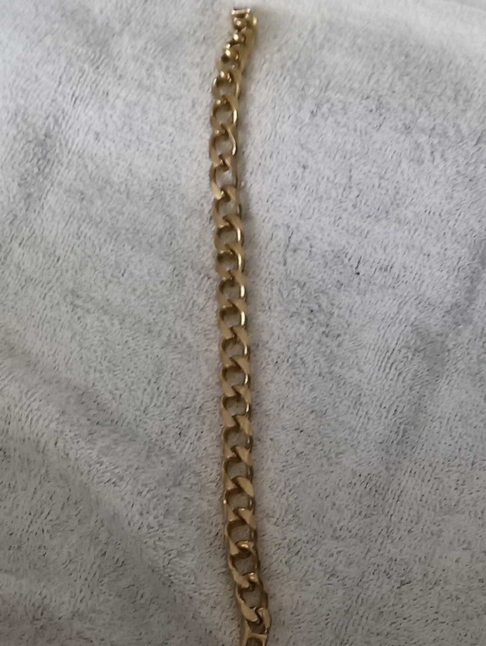 Gold-Tone Curb Chain Necklace